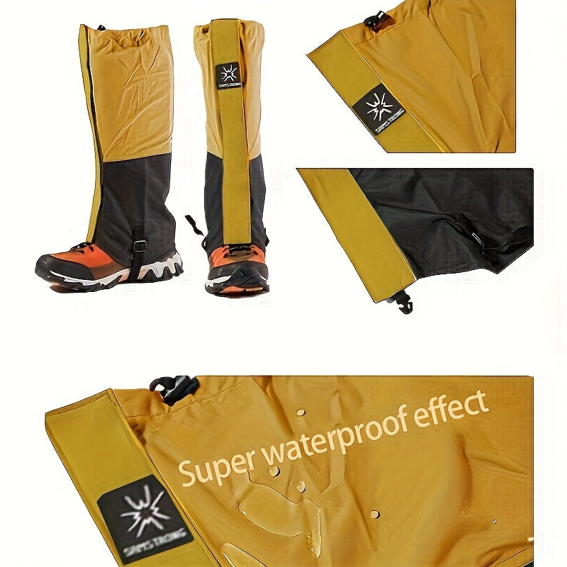 Waterproof Snowproof Leg Gaiters - Full Coverage Ankle Protection