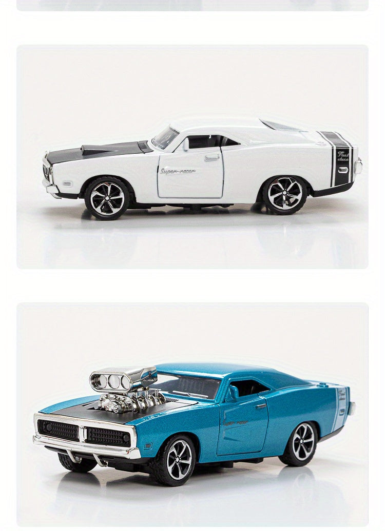 Simulation 1: 32 Alloy Sports Car Model Children's Toy Car Accessories Return Car Openable Die Casting Model Christmas, Halloween, Thanksgiving gifts