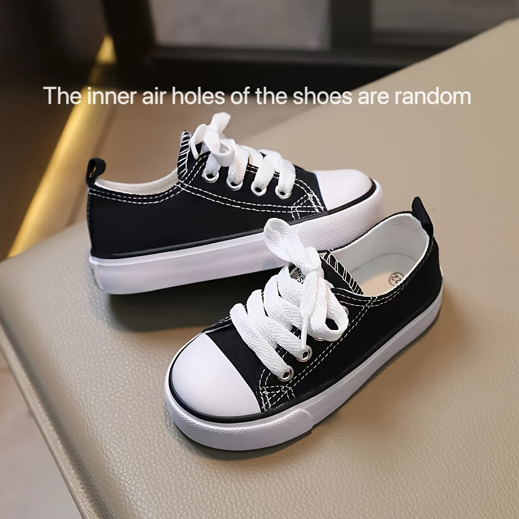 Girls Canvas Sneakers - Ultra-Lightweight & Super Comfortable - Anti-Slip Walking Shoes for Spring & Summer Adventures - Ideal for Outdoor Play