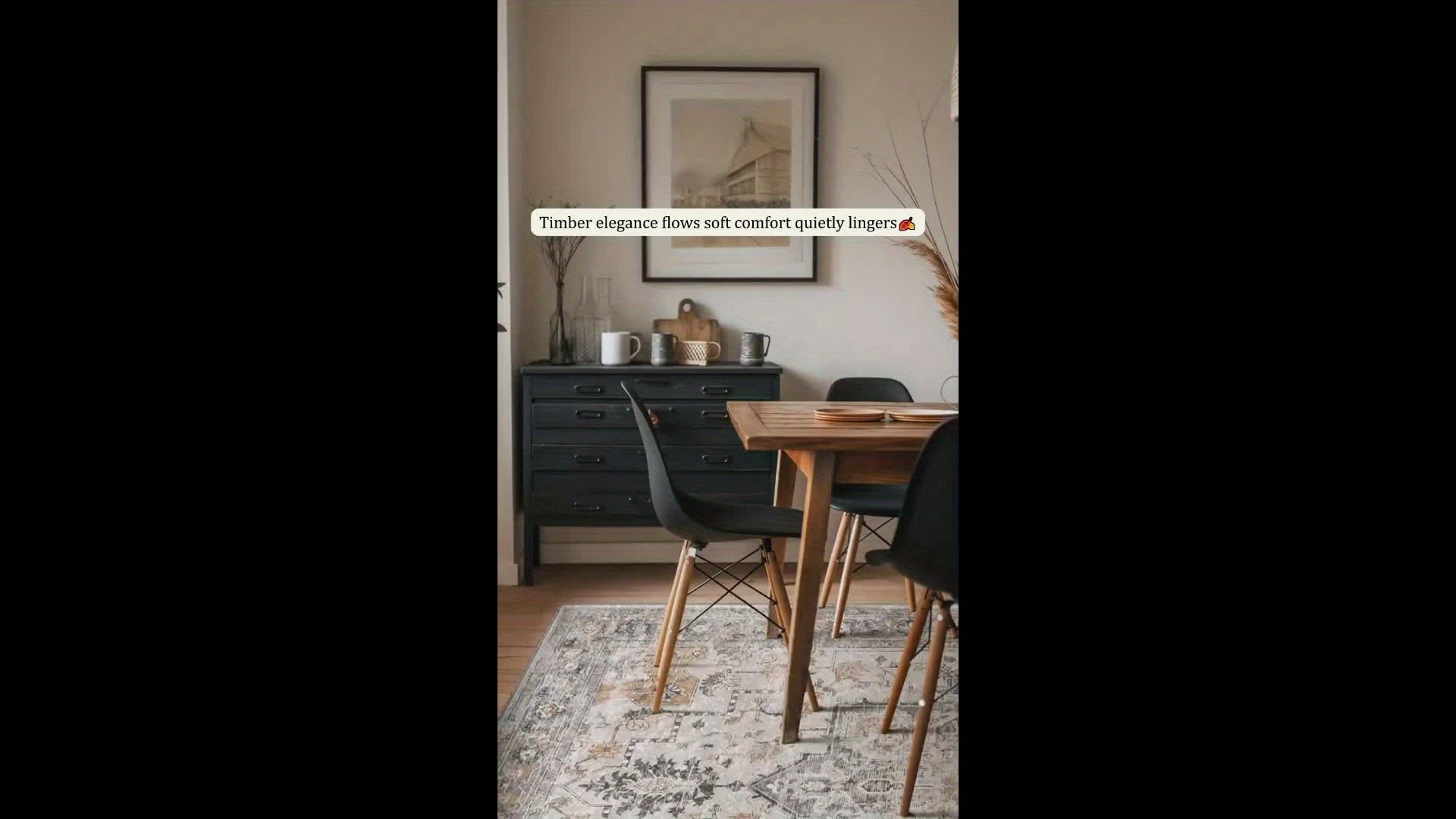 Area Rugs for Living Room, Machine Washable Non Slip Vintage Retro Rugs, Low Pile Lightweight Chenille Print Rug for Bedroom, Dining Room, Home Office, Light Taupe Brown