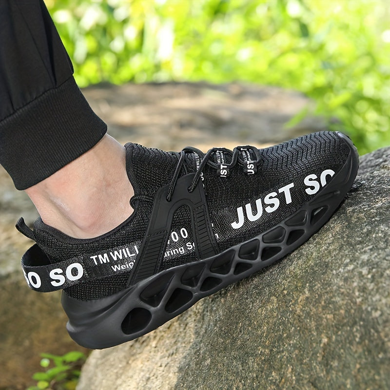 Men's Lightweight Basketball Shoes - Breathable Running Gym Sneakers with Stability Cushioning,