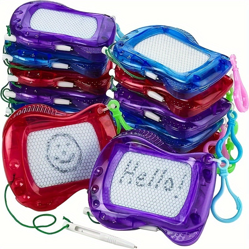 Mini Magnetic Writing Board, Drawing Board, Mini Buckle Small Gift Toys, Suitable Party Gifts, Buckle Colors Are Random