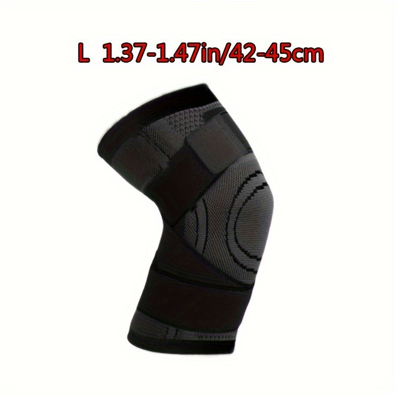 1pc Strap Knee Protector Sports Knee Support Adjustable Compression Breathable Joint Protection Sports Knee Protector Strap Compression Basketball Running