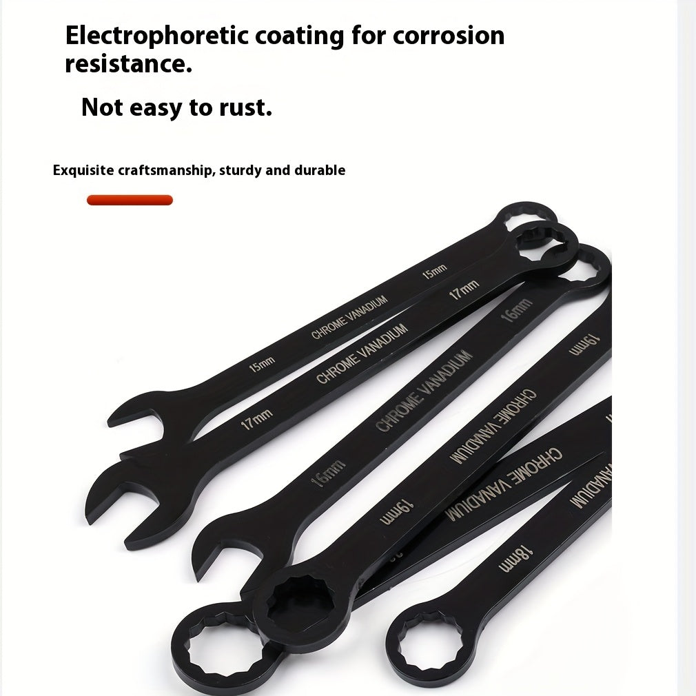 14pcs Industrial-Grade Dual-Purpose Combination Wrench Set