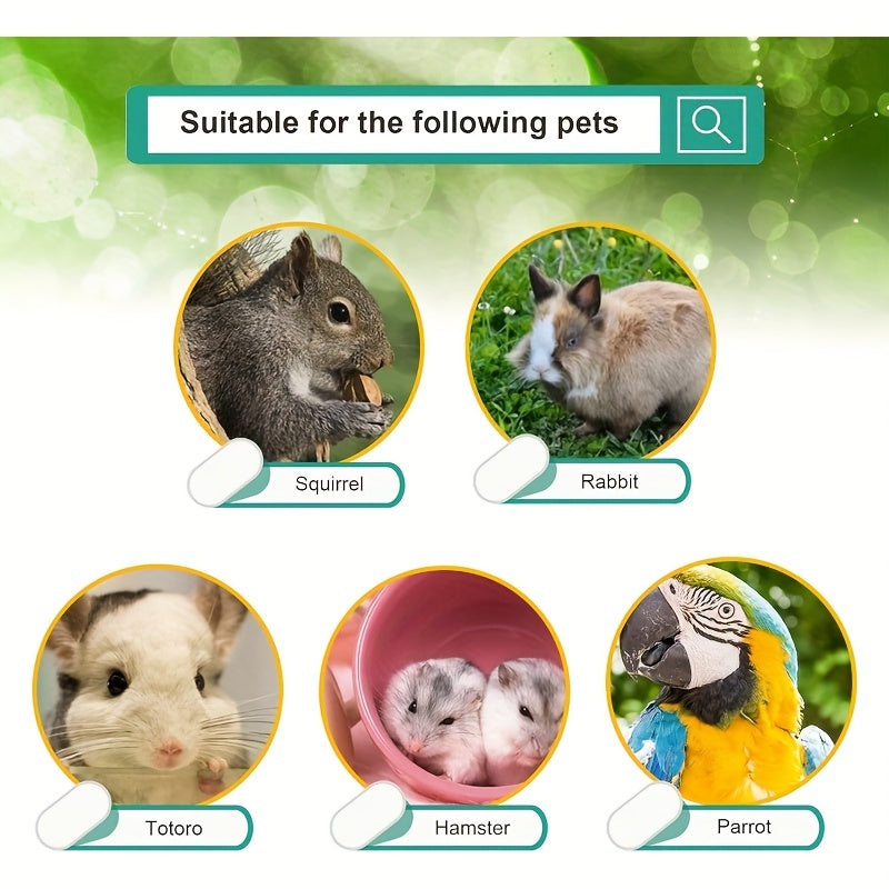 8 PCS Natural Rattan Willow Branch Ball Toys for Small Animals - Chewable Activity Toy for Rabbits, Guinea Pigs, Chinchillas, Hamsters, Gerbils, and Parrots