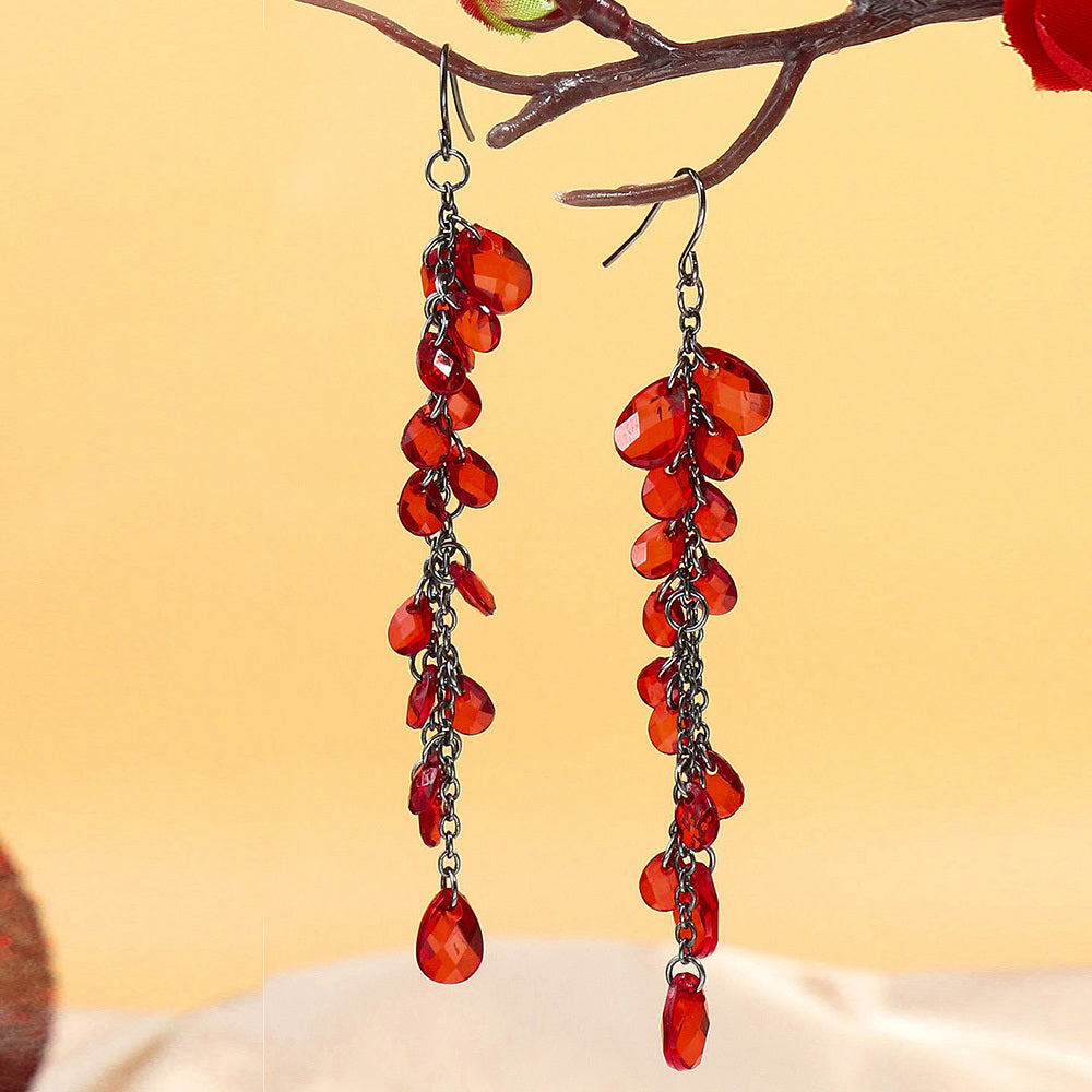 1 Pair/4 Pairs Vintage Style Women's Pendant  Tassel Earrings