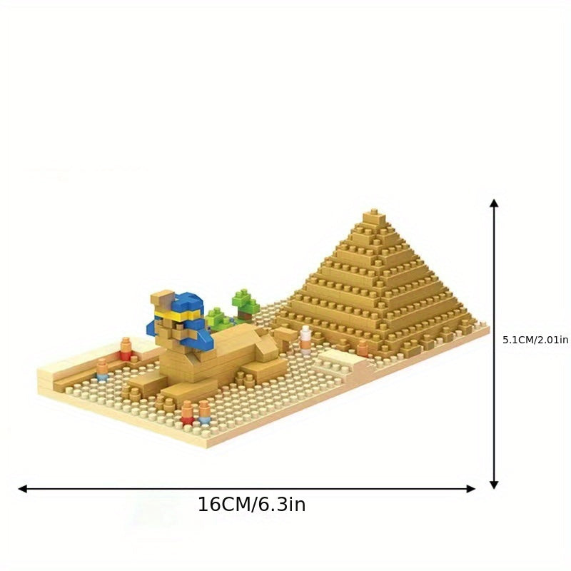 Miniature Small Particle Building Blocks Building Model Toys Assembly High Difficulty Collage Three-dimensional DIY halloween christmas gift Ramadan Mubarak