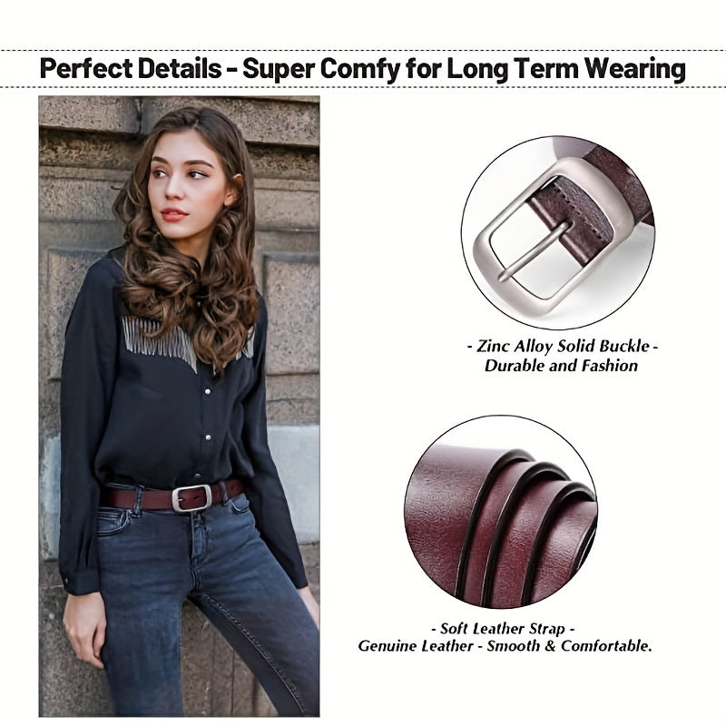 [Genuine Leather Belt for Women] Genuine Leather Belt for Women -