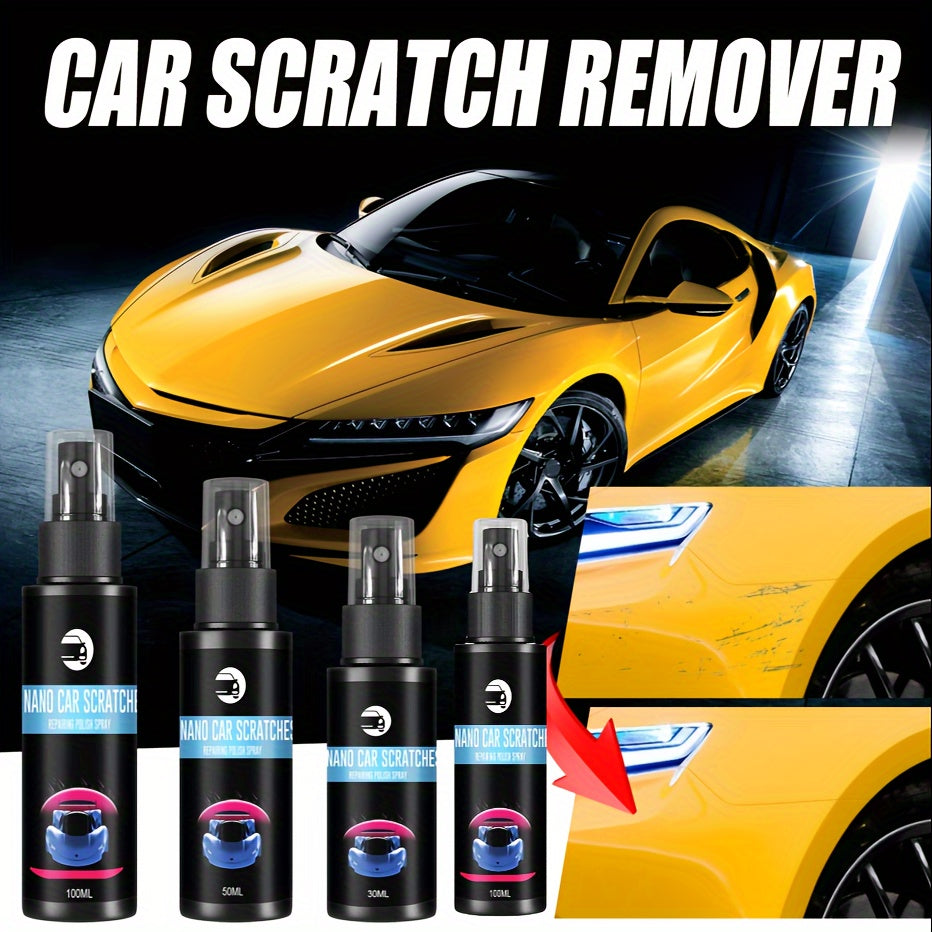 Auto Scratch Repair Spray, 2023 New 3 In 1 Auto Scratch Remover For Deep Scratches, Automotive Nano Spray Coating, Auto Paint Scratch Remover Body