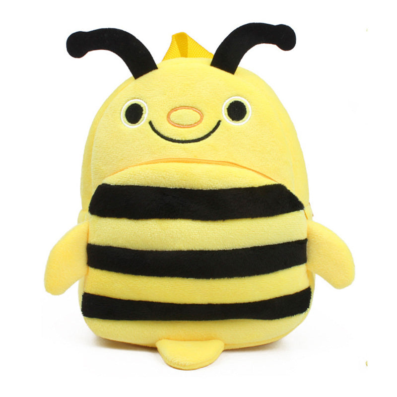 Girls Casual Cute Cartoon Plush Animal Shaped Backpack Shoulder Bag Coin Purse Holiday Gift