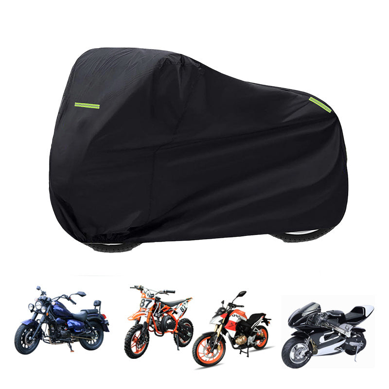 210Doxford Motorcycle Cover All Season, Universal Weather Durable Quality Waterproof Sun Outdoor Protection Scooter Shelter Tear Proof Night Reflective