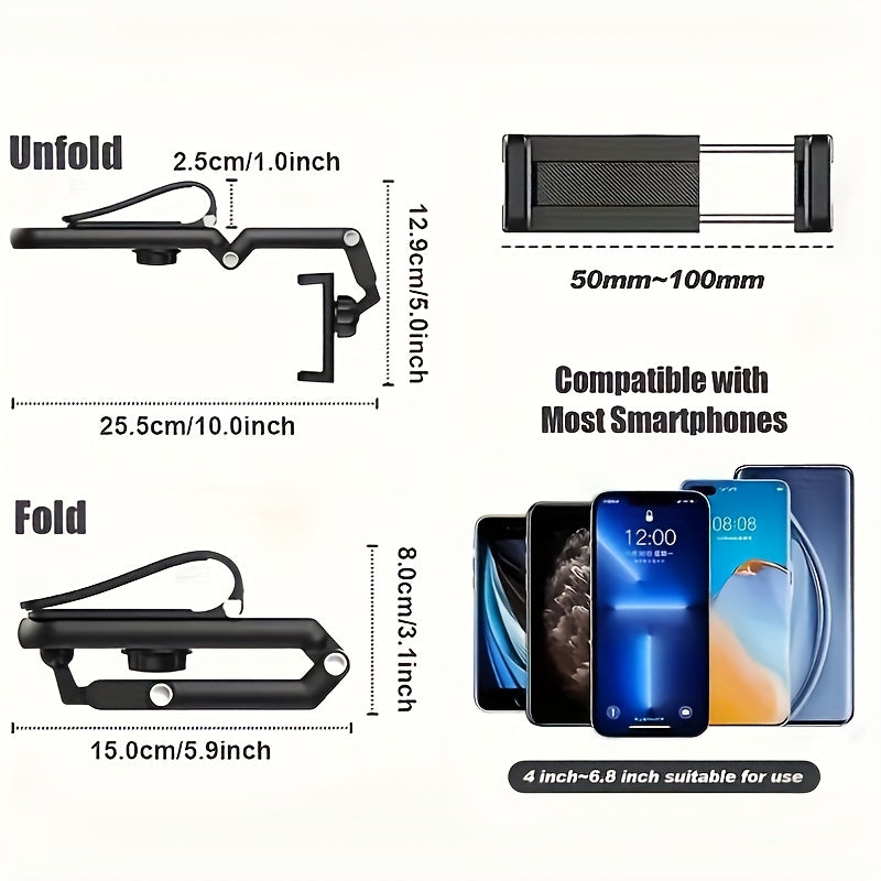 Trendy Car Phone Holder Multifunctional Car Navigation Holder Phone Holder General Automotive Accessories
