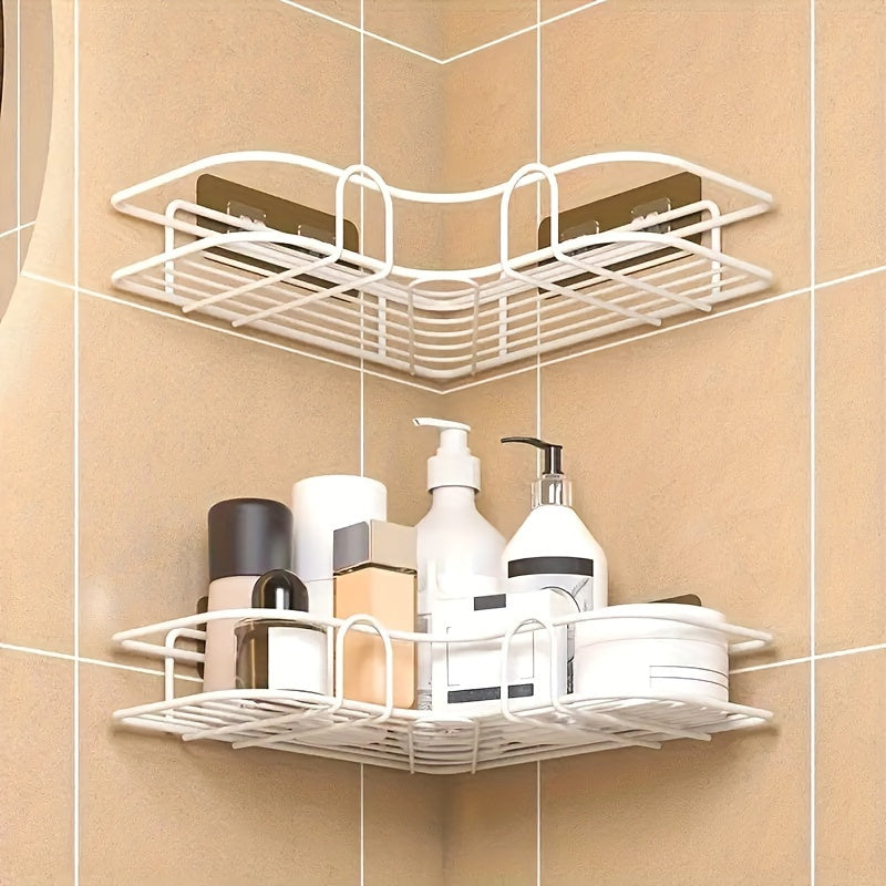 [Cast Iron Shower Shelf] 1pc Cast Iron Corner Shower Shelf