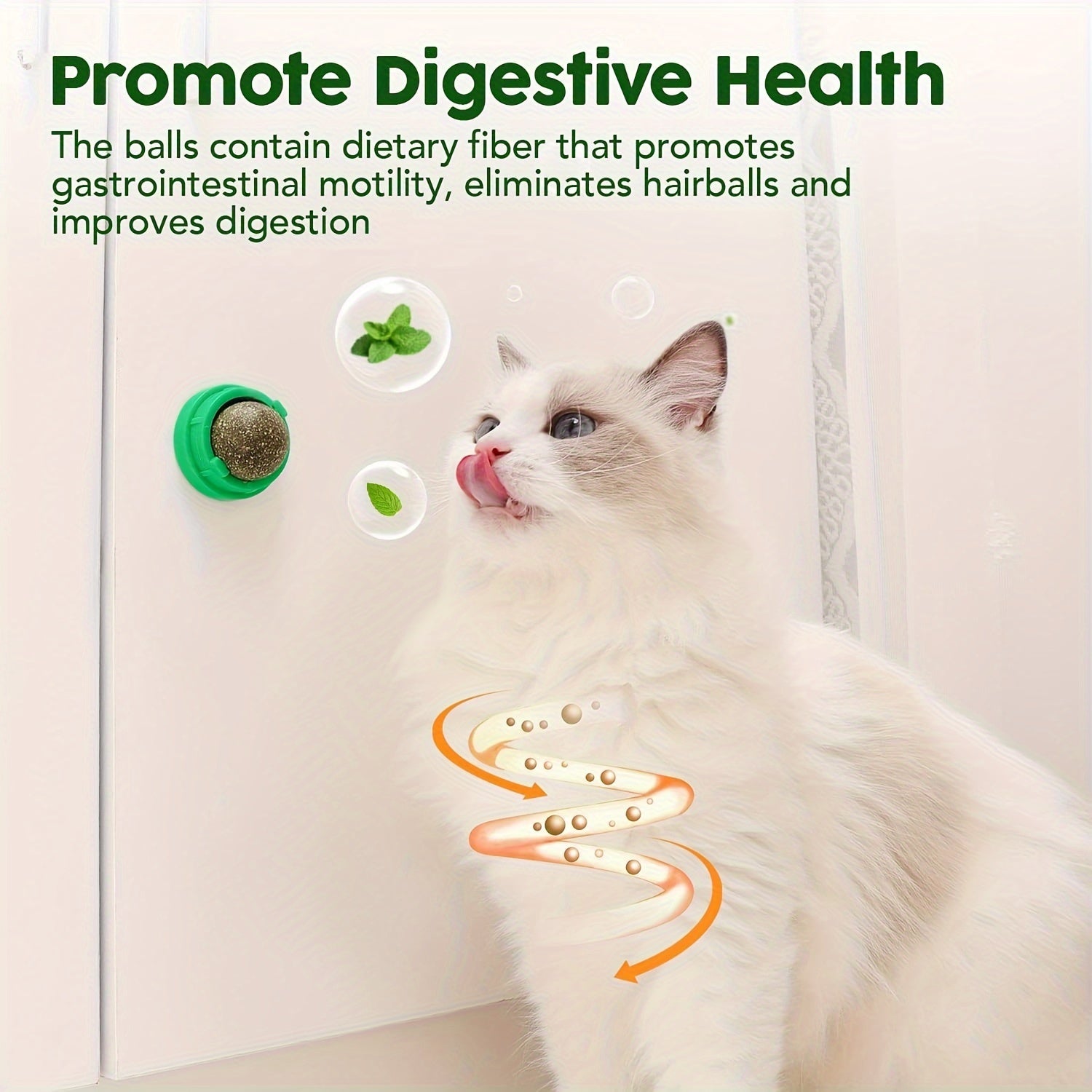 4 Pcs Whisker Delight Catnip Balls - Natural Energy Boosters