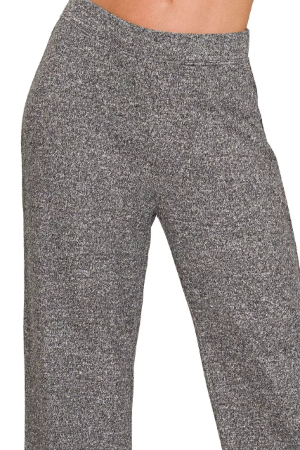 Zenana Soft Elastic Waist Flare Pants