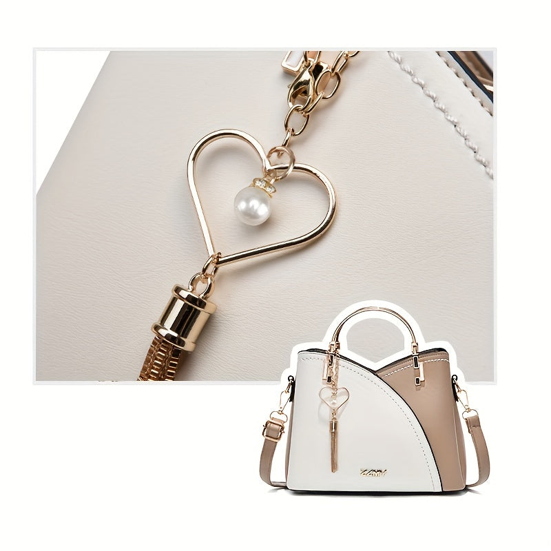 Color Block 2025 New Fashion Small Size Women's Shoulder Bag Crossbody Handbag