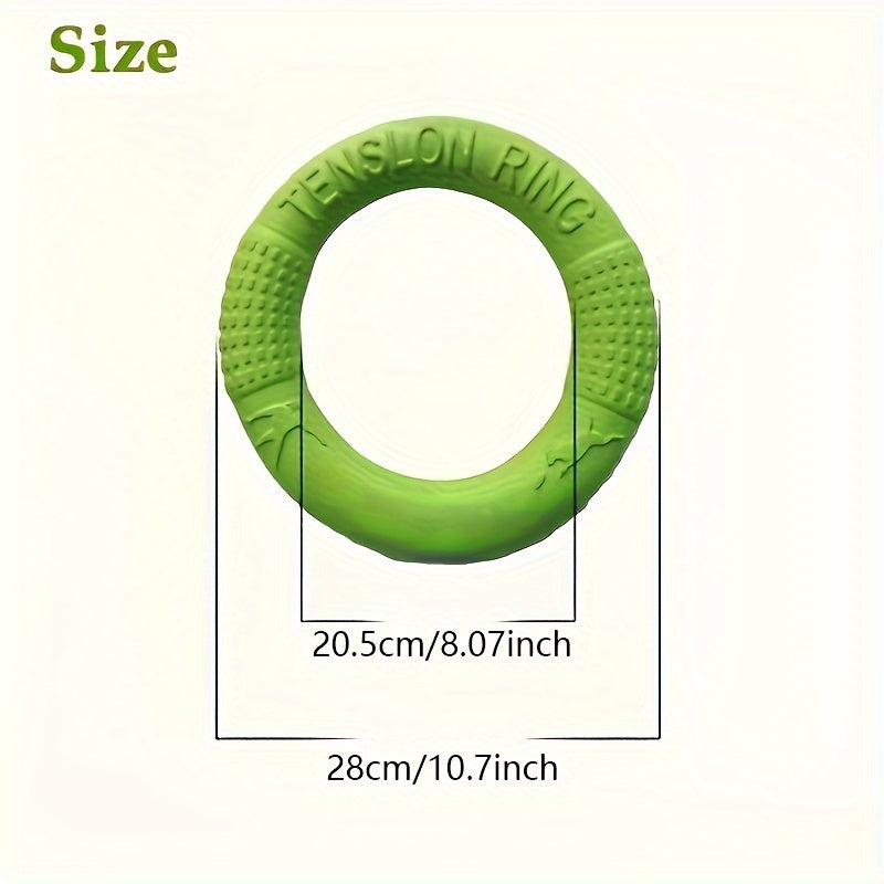 1pc Extra-Large Dog Flying Disc - Engaging Chew-resistant Toy for Interactive Fun, Stimulating Exercise & Teeth Cleaning - Perfect for Outdoor Play with Your Pup!