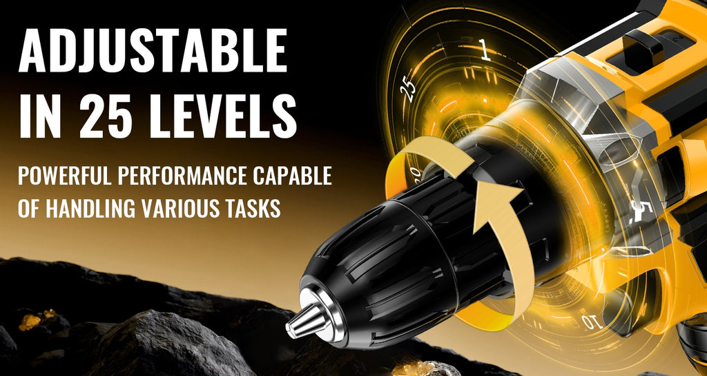 21V Cordless Drill Set Impact Drill with Battery And Quick Charger