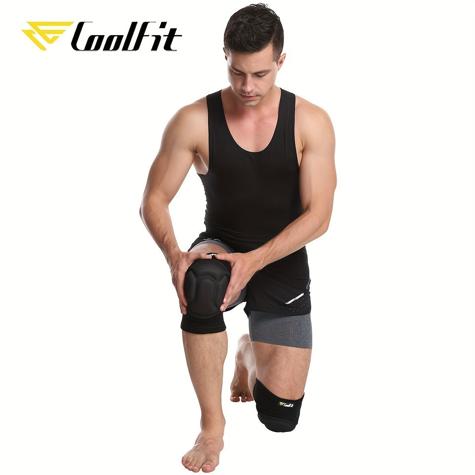 2-Pack Coolfit Thickened Sports Knee Pads for Dance and Streetwear