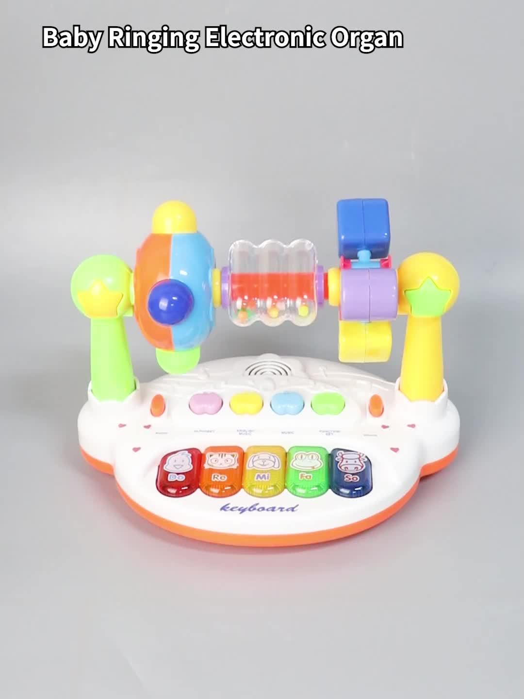 Attractive and educational piano keyboard toys, pre-loaded songs and lights for early learning and development Halloween Christmas Gift
