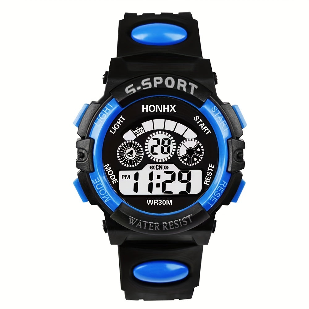[Hot Electronic Watch] Hot Selling Electronic Multifunctional Watch - Night Light Running Sports for Primary and Secondary School Students