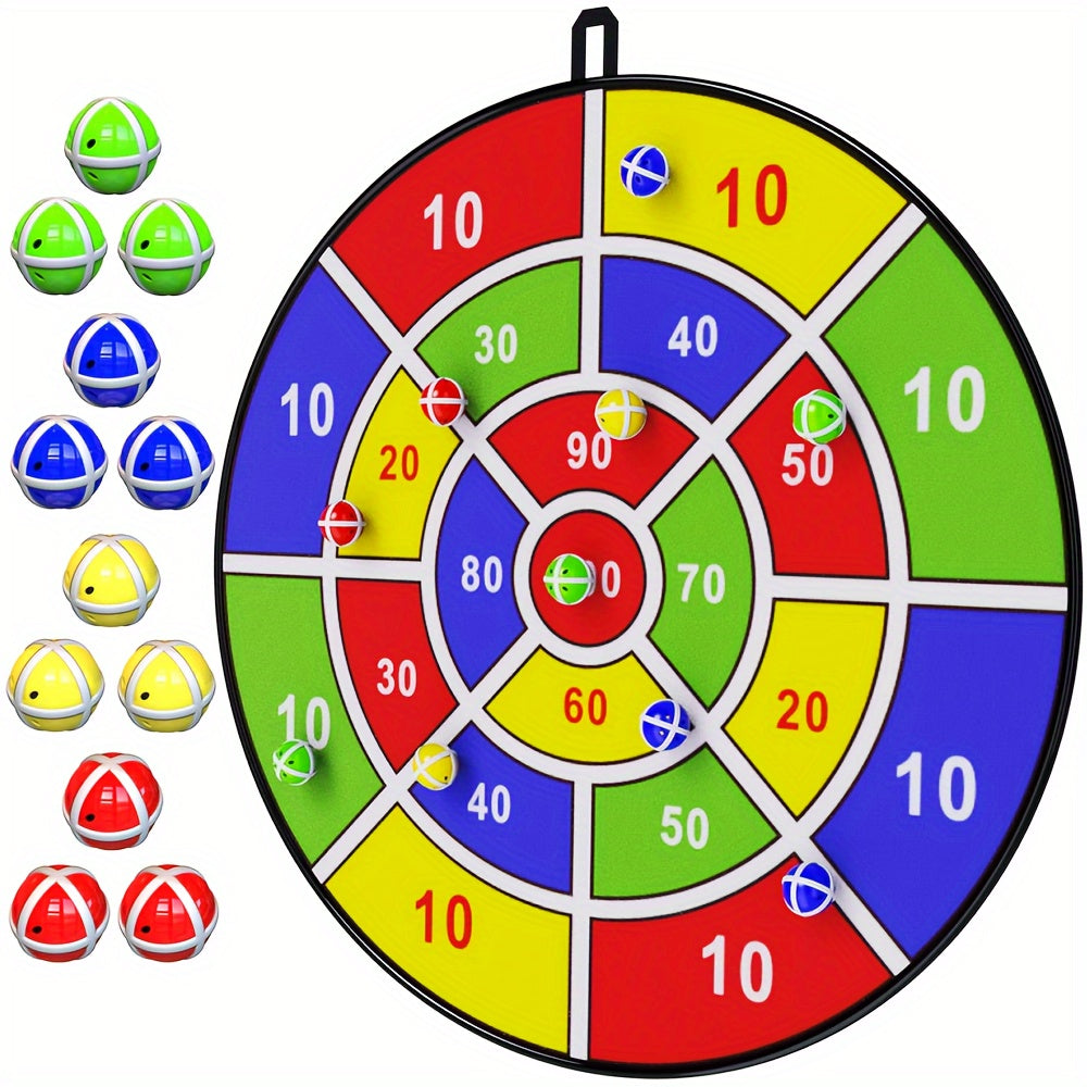 29" Large Dart Board With Sticky Balls, Indoor&Outdoor Fun Party Play Game Toys, Birthday Gifts For Boys&Girls