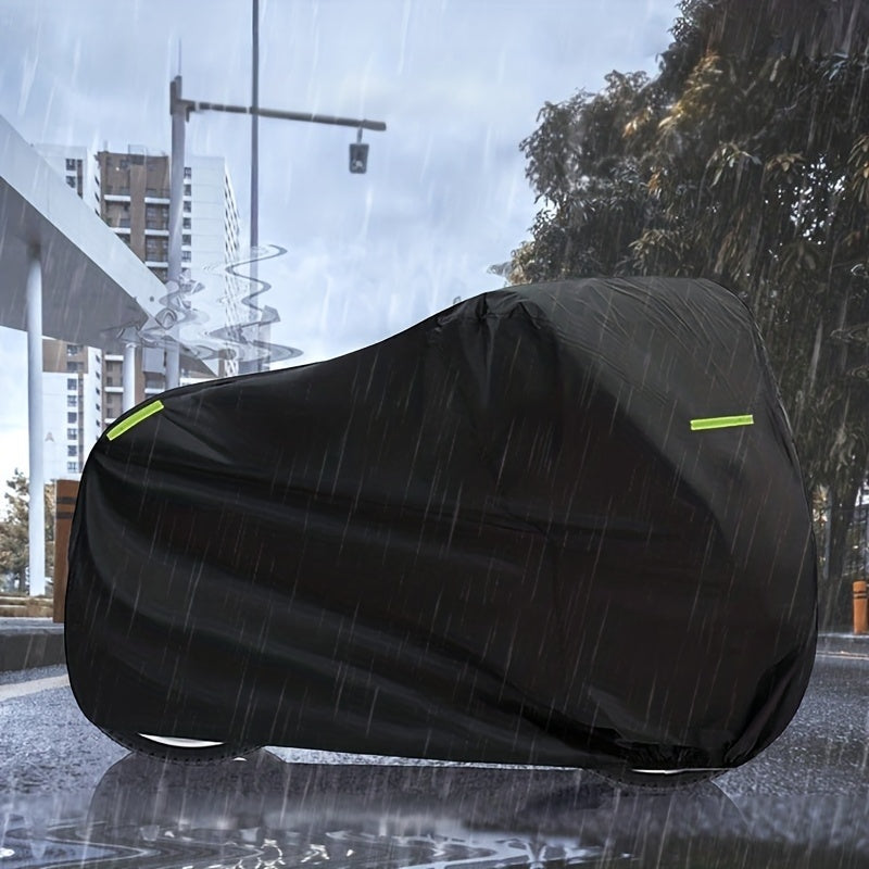 210Doxford Motorcycle Cover All Season, Universal Weather Durable Quality Waterproof Sun Outdoor Protection Scooter Shelter Tear Proof Night Reflective