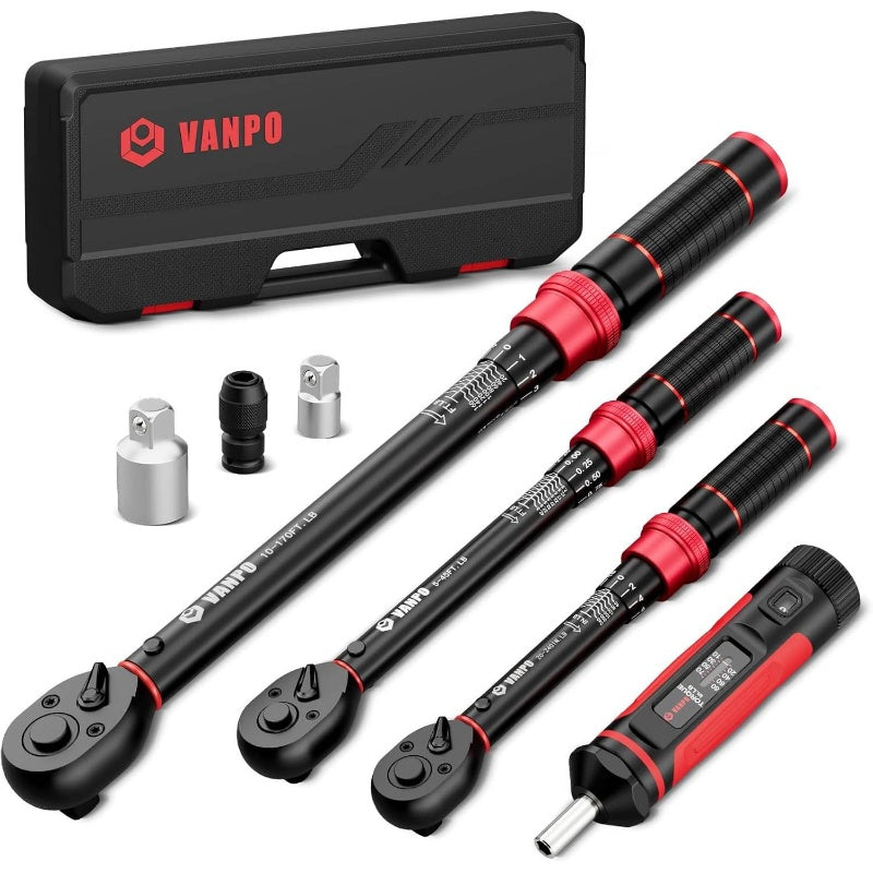 Torque Wrench Set, 14 38 12 Click Torque Wrenches