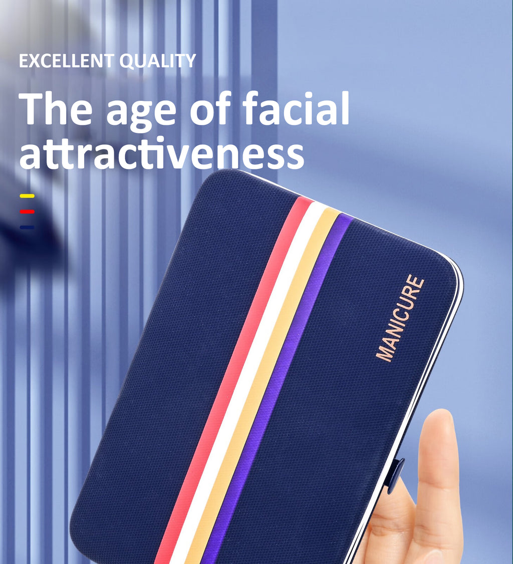 9/11/13/15/19pcs Fashion Nail Clipper Set Premium Manicure Tools for Men and Women, High-End Pedicure Kit