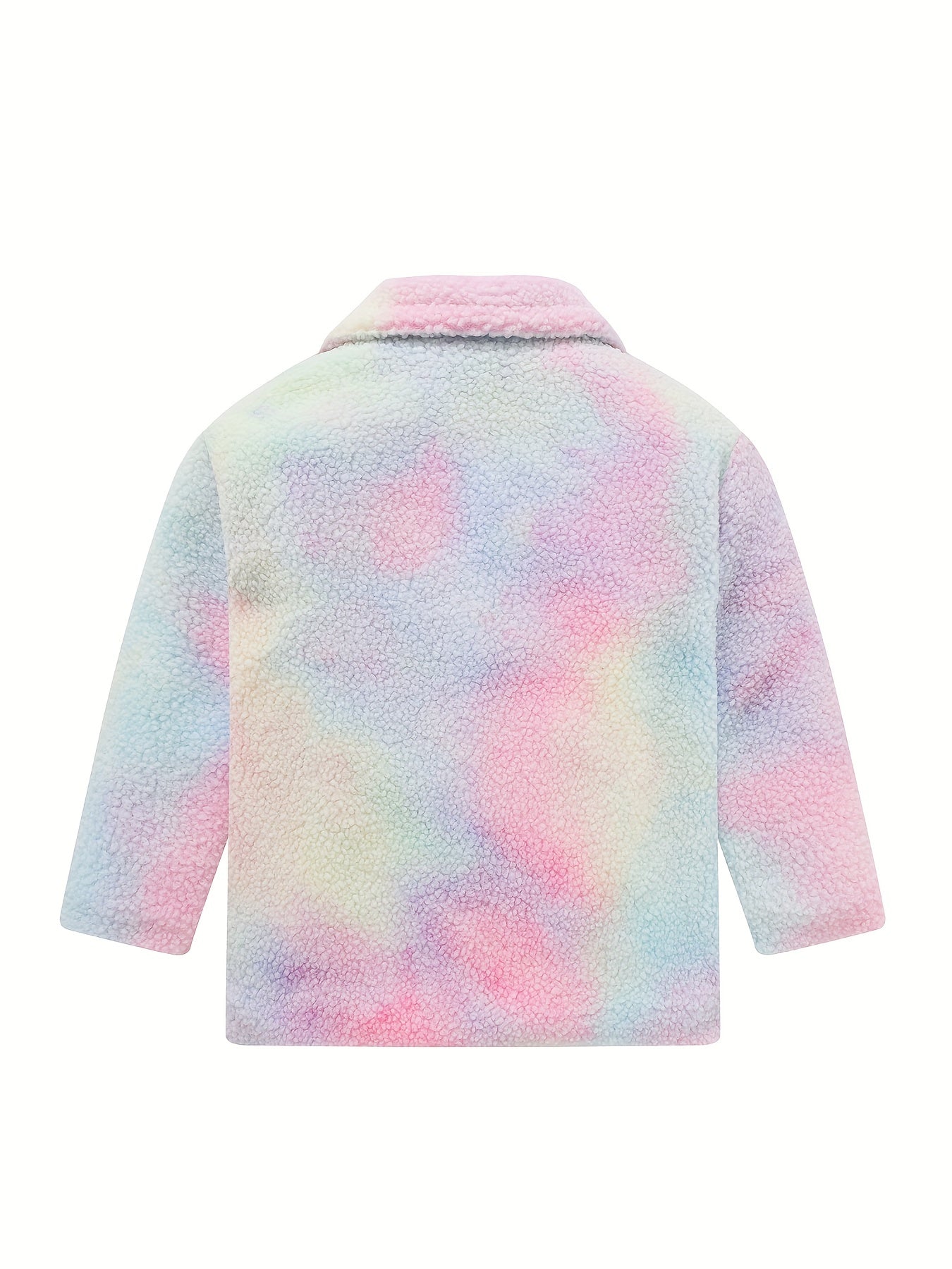 JOMAKE Girls' Winter Coat - Pastel Pink & Ombre Jacket with Button Front Closure,