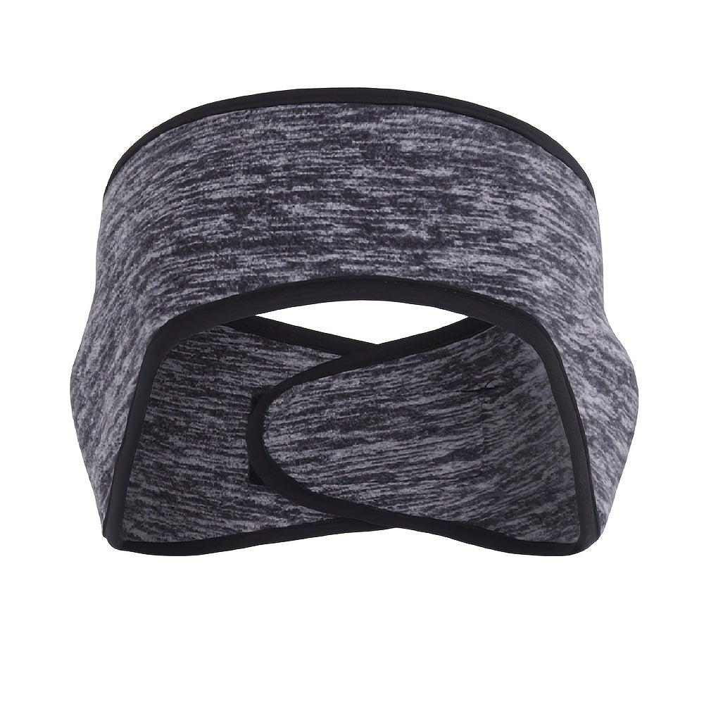 Winter Fleece Headband, Sport Earmuffs, Windproof Stretchy Ear Covers,