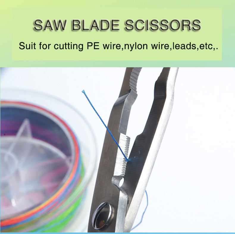 Saltwater Resistant Fishing Pliers with Split Ring Hook Removers, Lanyard & Sheath - Essential Fishing Gear Accessories for Easy Tackle Management