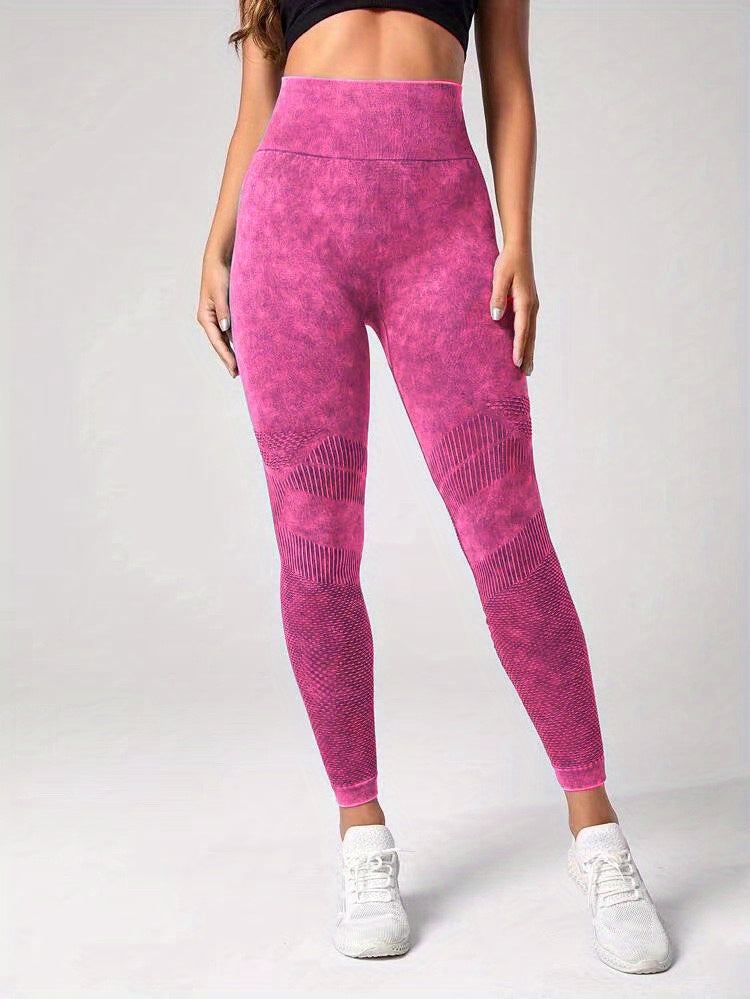 Women's High Waist Yoga Leggings - Elastic and Breathable Fitness Pants for Sports and Activewear