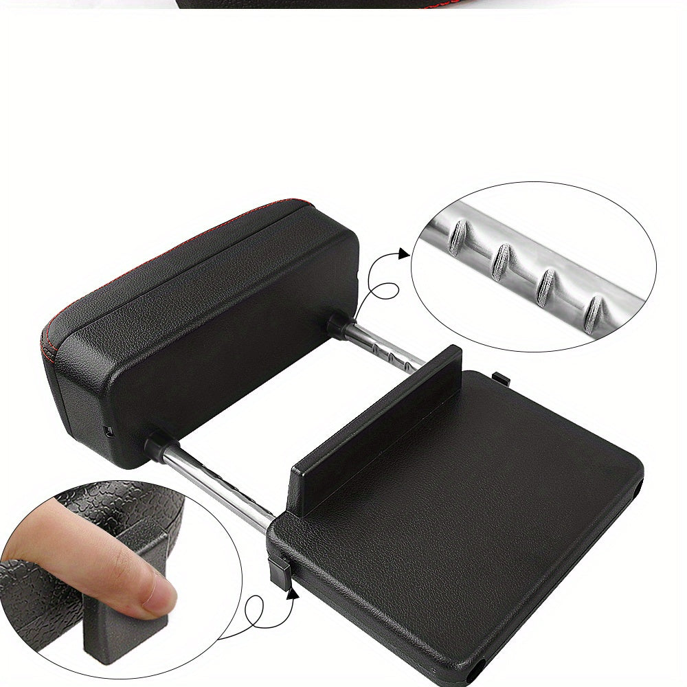 [Adjustable | Car Armrest] ABS Material Adjustable Height Car Armrest Cushion