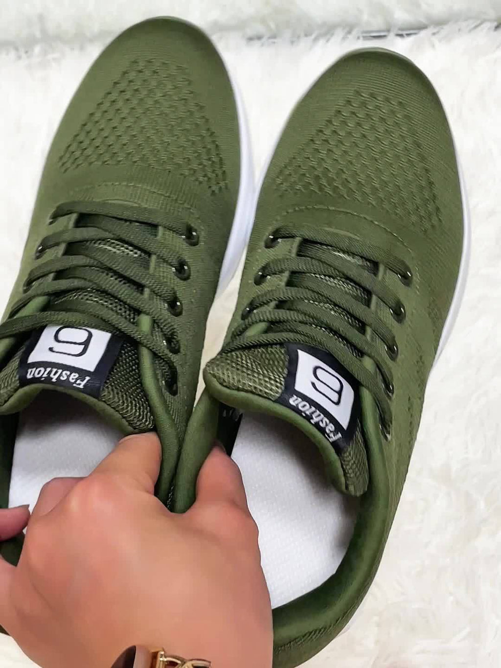 SOSENFER Women's Low-Top Sneakers with Lift - Summer Breathable Height-Enhancing, Round Toe Casual Athletic Wear, Sole & Fabric Upper (/Solid Colors Available) - for Dresses, Skirts, Short Pants