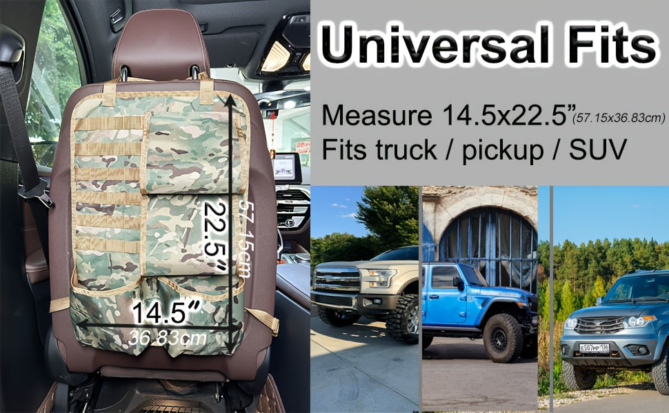 Automotive Gun Racks Vehicle Seat Back Rifle Gun Holder for Hunting Accessories Storage and Organizer, Deer/Duck Hunting Gift for Men