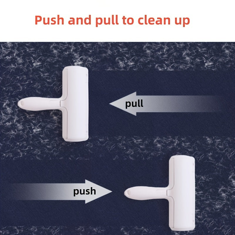 1pc Essential Pet Hair Remover Tool - Effortless Cleaning for Couch, Carpet & Furniture - Durable, Multi-Surface Lint Roller - Ideal for Cats & Dogs Fur Removal