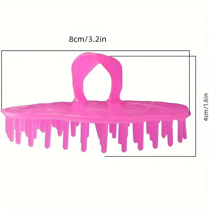 Shampoo Brush Head Scalp Massage Brush Hair Cleaning Brush Plastic Hair Brush For Men And Women