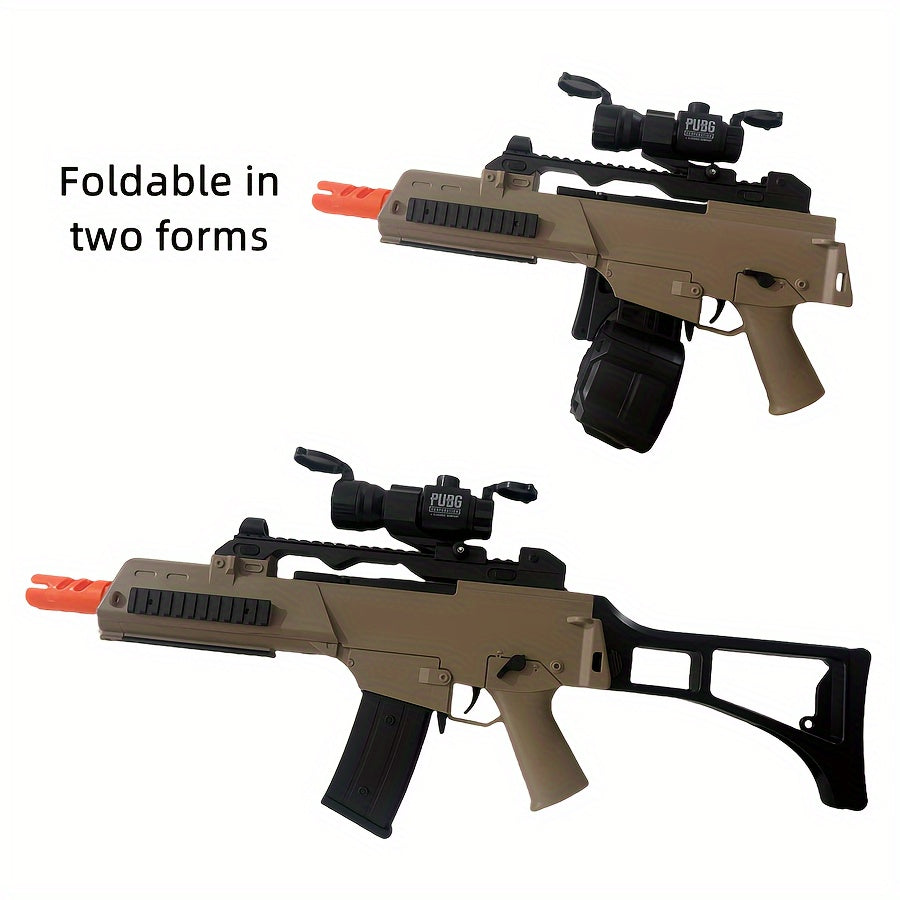 RunRest Blaster Gun, Electric Ball Blaster, With Flash Silencer High Orbeez Gun Performance Cool Toy Gun, Rechargeable Splatter Ball Toys for Outdoor Activities Shooting Game Party Favors.