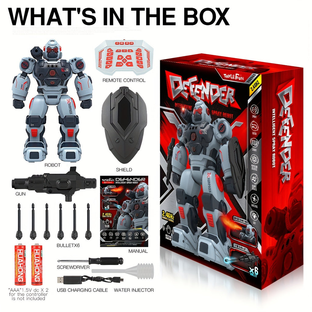 Gesture Sensing RC Robot Toys for Kids, Programmable Remote Control Smart Walking Dancing Robot Toy Gift for Age 3 4 5 6 7 8  Year Old Boys for Birthday Gift Present