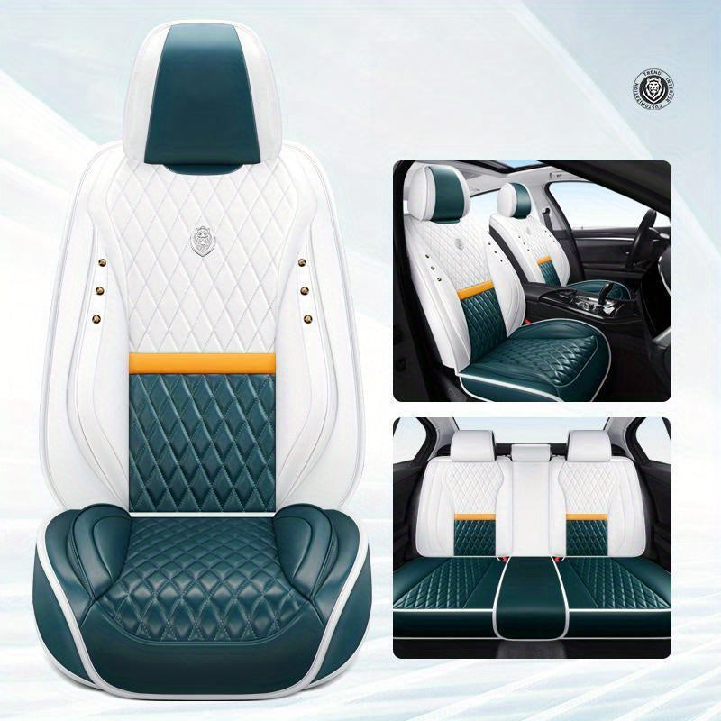 5-seat imitation leather car cushion cover-the four seasons general-purpose seat cover, suitable for cars, SKU, pickup-all surrounded by high-end automotive supplies