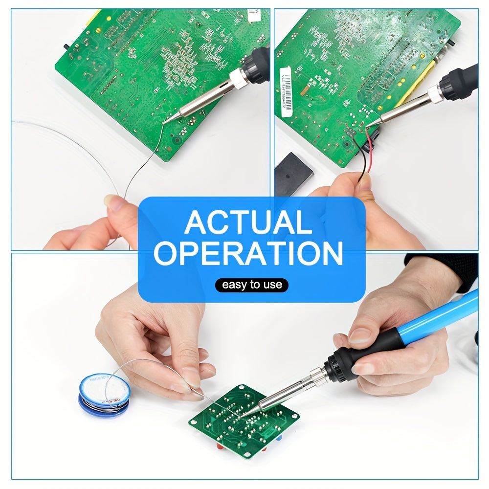 71pcs/set, Temperature regulating electric soldering iron tool, Wood Burn Tools Kit, for Carving Embossing