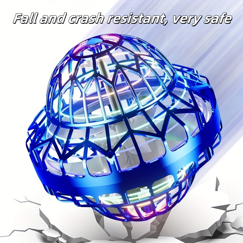 Third Generation Intelligent Sensing UFO, Automatic Spinning Aerocra, Charging, Colorful LED, New Strange Toys, Fall Resistant, Outdoor Toys, , Birthday Gifts halloween christmas gift