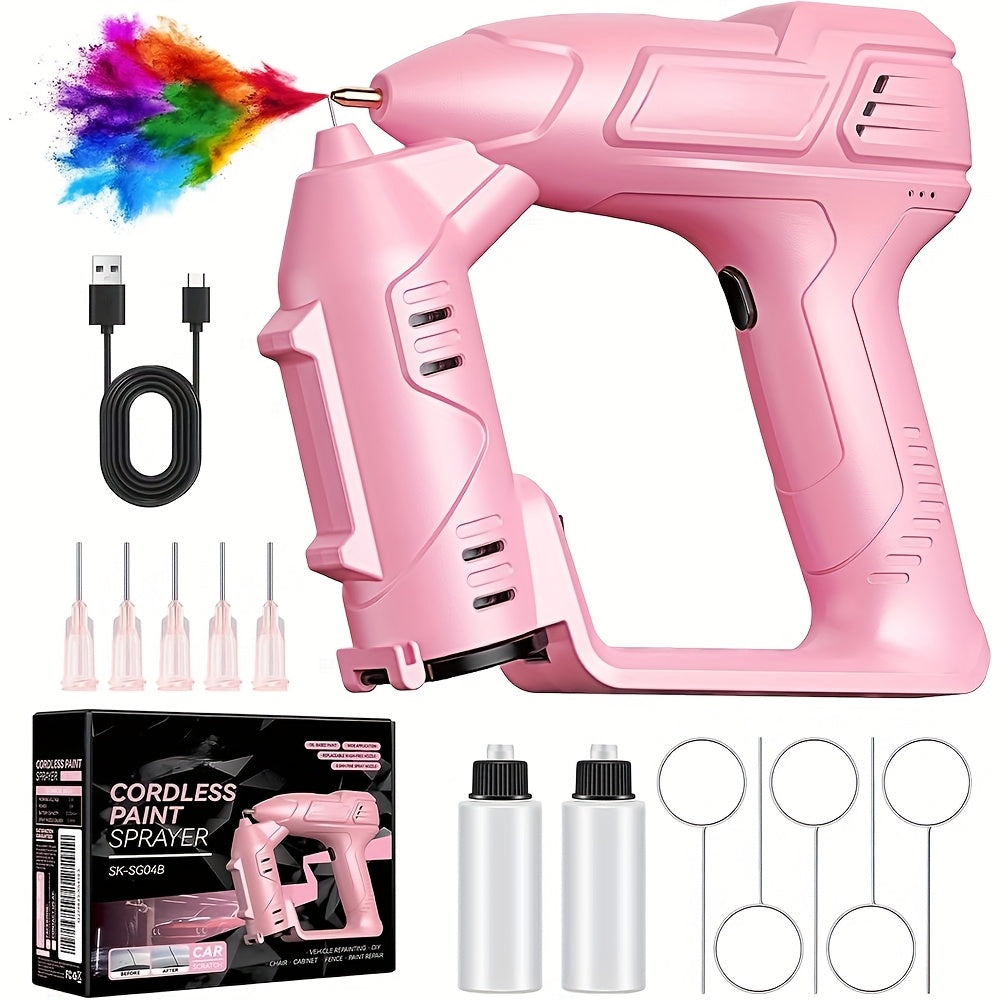11 Inch Electric Paint Spray Gun, Handheld High Power Portable Cordless Paint Spray Guns