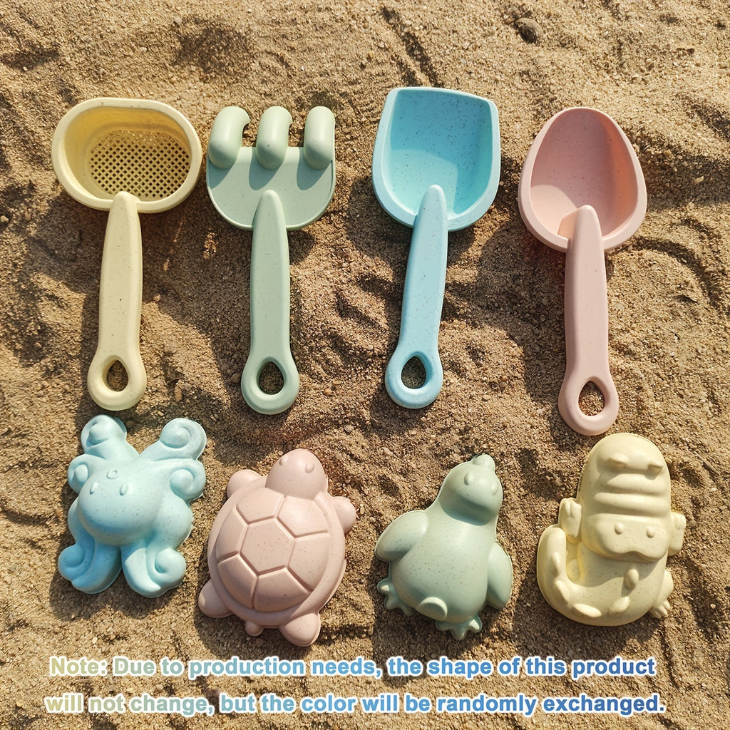 11PCS Beach Sand Toys Set - Fun Morandi Color Combination - Perfect Outdoor Toys For Kids!