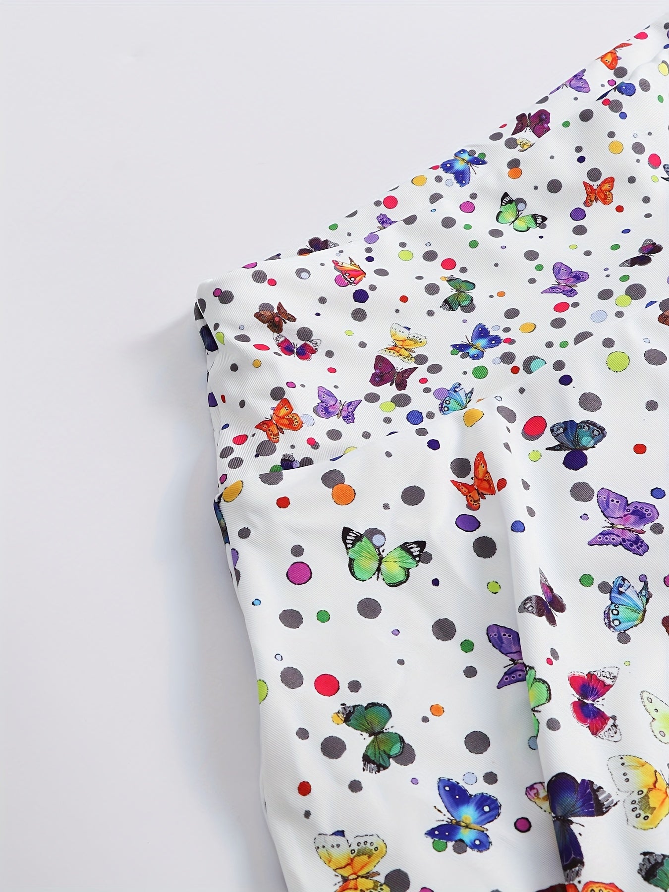 Womens Quick-drying Butterfly Print Skorts - Stylish Sports Wear for Tennis, Running & Golf - Comfortable, Moisture-wicking, with Pockets & Built-in Shorts