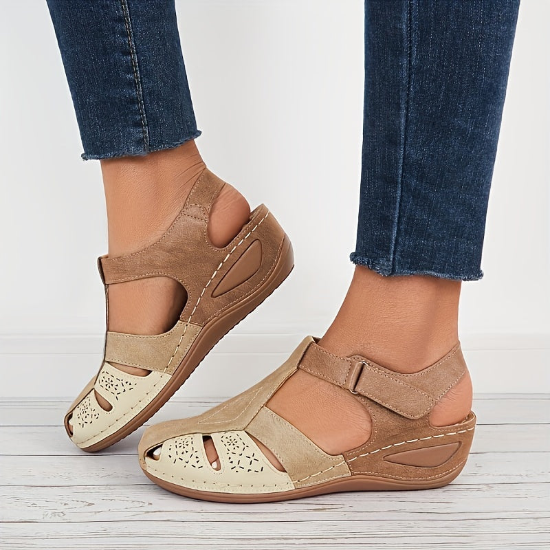 Women's Casual Breathable Sports Sandals, Soft Breathable Outdoor Walking Shoes