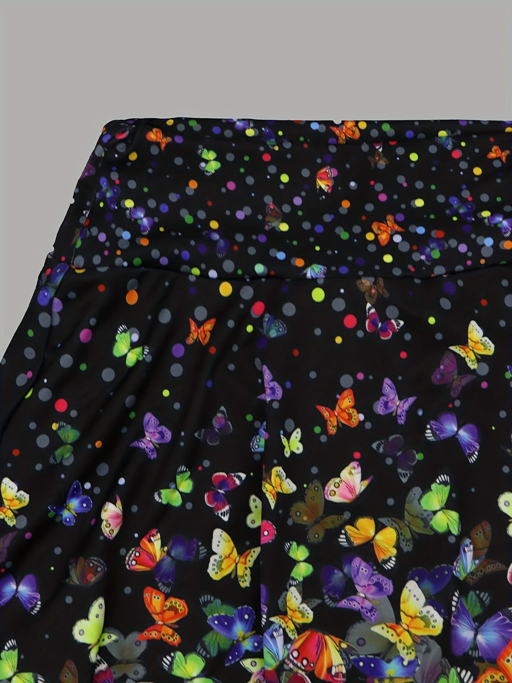 Womens Quick-drying Butterfly Print Skorts - Stylish Sports Wear for Tennis, Running & Golf - Comfortable, Moisture-wicking, with Pockets & Built-in Shorts