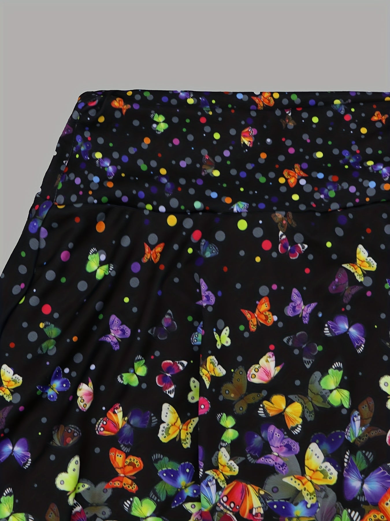 Womens Quick-drying Butterfly Print Skorts - Stylish Sports Wear for Tennis, Running & Golf - Comfortable, Moisture-wicking, with Pockets & Built-in Shorts