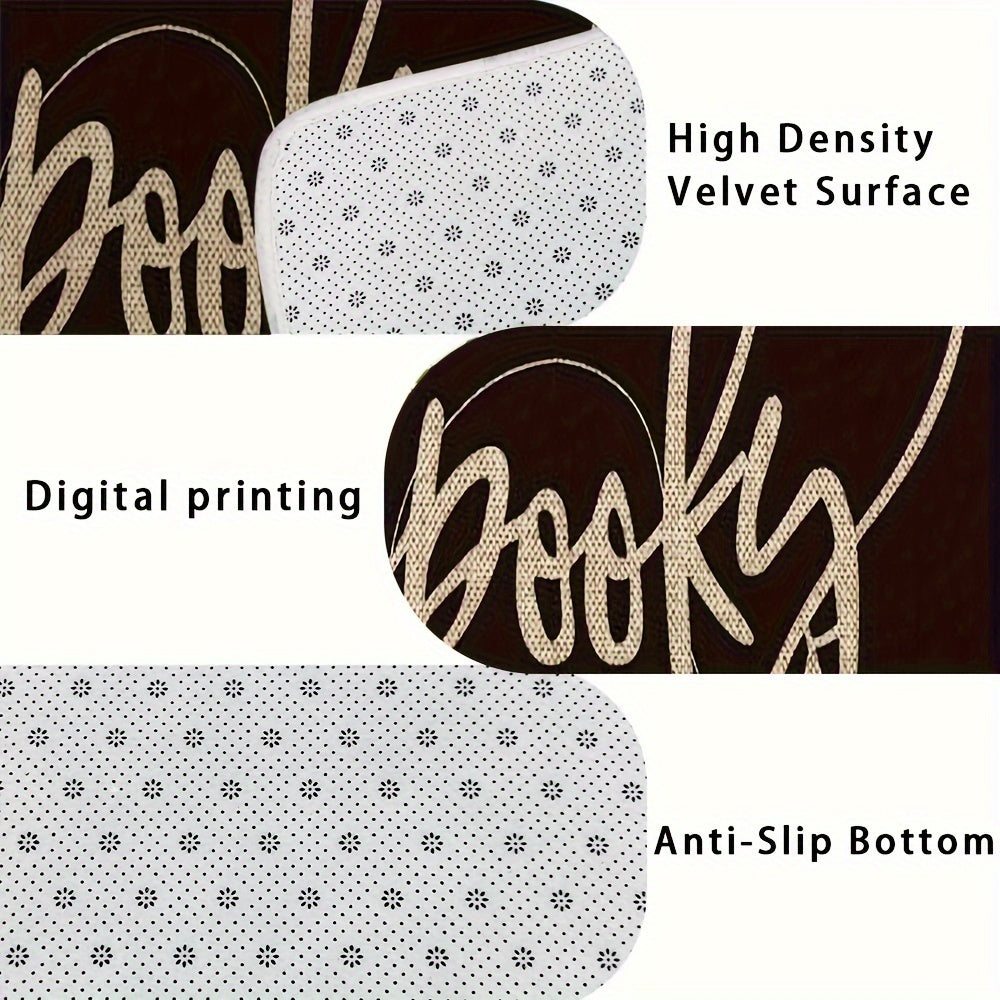 Anti-Fatigue 2pc/3pcs Zebra Print Kitchen Rugs Set - Non-Slip Flannel Carpet, Easy Clean, Stain-Resistant, Machine Washable, Polyester - for Sink, Bedroom, Living Room, Dining Area, Home Decor